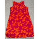 Lands'End  Swim Coverup Dress Medium/Large Sleeveless Floral Ruffle Stretch Photo 2