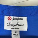 Tracy Reese  Neiman Marcus Sequin Top Short Sleeve Blue Nude Size Medium Photo 4