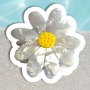 Daisy  Flower Resin Claw Clip | Eco-Friendly Photo 1