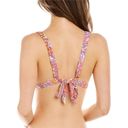 Jessica Simpson NEW  Flower Printed Retro Hipster Bikini Small / S Swimsuit 2 Pc Photo 2