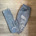 Nasty Gal Distressed High Waisted Mom Jeans Photo 6