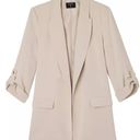 T Tahari Beige Oversized Blazer Photo 0