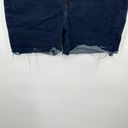 NYDJ Not Your Daughters Jeans  Marilyn Straight Blue Denim Cut Off Jean Shorts 12 Photo 2