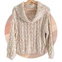 The Moon  & madison Cream Polka Turtleneck Sweater XSmall Photo 0