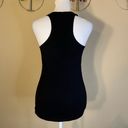 Jeknit Black Silver Gradient Ring Sequin Racerback Tank Top Small Photo 8