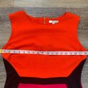 Jade Melody Tam Orange & Pink Colorblock Mini Dress S Photo 2