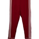 Kimberly Women's .C Maroon High Waist Yoga Leggings w/ Vertical Stripes Size L/XL Photo 0