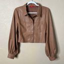 n:philanthropy  Faux Leather Aurora Jacket in Ginger Medium Photo 0