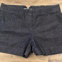 The Loft  Denim Riviera Shorts With 4 Inch Inseam Cotton Mid-rise Photo 6