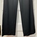 Emporio Armani Emporia Armani | Wool Blend Straight Leg Tailored Trousers in Black Size 4 Photo 8