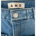 Anthropologie AMO Sailor Cropped High-Waisted Flare Jeans in First Mate Size 27 Photo 5