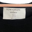 Spanx Bow & Drape  Black Sequin Pullover Sweatshirt Women’s Small Crewneck Photo 4