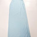 superdown  Erika Deep V Jersey Maxi in Baby Blue Photo 10