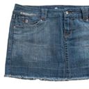 Candie's  Distressed Light Wash Y2K Denim Jean Mini Skirt Size 13 Junior Photo 3