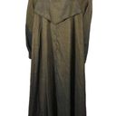 London Fog Vintage  Iridescent Long Trench Coat Green/Gold/Blue size 10 p Photo 10