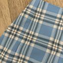 Brandy Melville Plaid Blue Skirt Photo 5