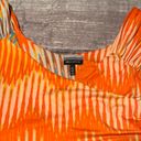 Allison Brittney Orange/Blue Boho Sleeveless Stretchy Dress Sz XL Photo 4