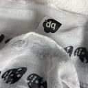 BP  Oversized Skull Print Scarf. Black and White Wrap Sarong Scarf Photo 2