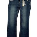 GRACE IN LA  Womens 36 Waist Western Rhinestone Embroidered Distressed Jeans Photo 0