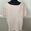 Marled Reunited Clothing Light Pink Short Sleeve Blouse Size X-Large Photo 3