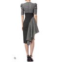 Amur Dress Women 0 Grey Black Uma Wool Blend Dark Academia RTR MSRP:$230 Photo 14