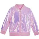 Disney Sequin Bomber Jacket.  Earidescent Jacket. Photo 0