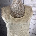 Leslie Fay  sleeveless 
Beautiful lace dress with layered ruffles on the end. Photo 4