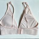 Danskin Intimates Pale Pink Seamless Ribbed Triangle Bralette  Size Large Photo 1