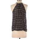 Joie  Tribal Print Ikat Sleeveless Silk Tank Top Photo 1