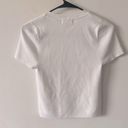 LA Hearts NEW Pacsun L.A. Hearts White Knit Short Sleeve Crew Neck Fitted Crop Baby Tee Photo 2