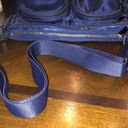 Navy Blue Nylon Polyester Easy Clean Crossbody Purse Shoulder Bag Photo 3