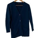 Isabel Marant  Teal Blue Cashmere Button Down Cardigan Sweater Photo 1