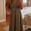 Lime Lush Sage Green Maxi Dress Photo 0