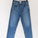 RE/DONE  Stove Pipe High Rise Button Fly Straight Leg Jeans in Mid 70s Size 31 Photo 1