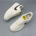 Nike Chic and Comfortable:  Women's Court Vision Low - Sail/Yellow/Brown Size 6.5 Photo 4