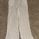 White Beach Pants Size M Photo 0