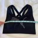 Puma Black  Forever Better Seamless Sports Bra Cross Back Padding Size Small Photo 4