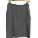 Trina Turk  Gray Career Pencil Skirt Size 0 Photo 0