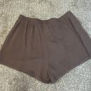 Brown Sweat Shorts Photo 1