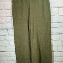 Sincerely Jules  olive green wide leg flare sweat pants women’s size small Photo 0