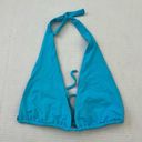 Melissa  Odabash Women’s Teal Triangle Bikini Top Size 6 Photo 0