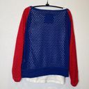 NFL Buffalo Bills  Team Apparel Scoop Neck Eyelet Long Sleeve w/ Tank Top Sz M Photo 5