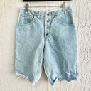 Marciano Vintage Georges  for Guess Jeen Denim Cuff Bermuda Short Blue 31 / US 12 Photo 0