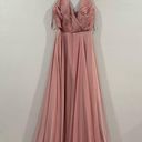 La Femme  Silver Gray Chiffon Ball Gown Formal Dress 28611 Photo 1