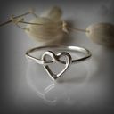 infinity Heart Ring Sz8 Photo 0