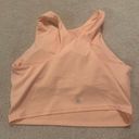 Athleta Women's Size Medium Conscious Crop Bra A-C Bright Peach Photo 0