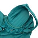 Anne cole  NWT Twist Front Tankini Swim Top Teal Green Size 16W Ruched Adjustable Photo 7