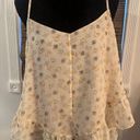 LC Lauren Conrad Lauren Conrad Layered Ruffle Floral Thin Straps Camisole Shirt Women’s Large Photo 0