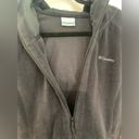 Columbia Women’s Black Long Hem Fleece Hooded Jacket - Size Large Photo 1