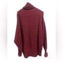 Free People NWT  Oversized Ribbed Chunky Knit Turtleneck‎ Pullover Sweater Sz XS Photo 8